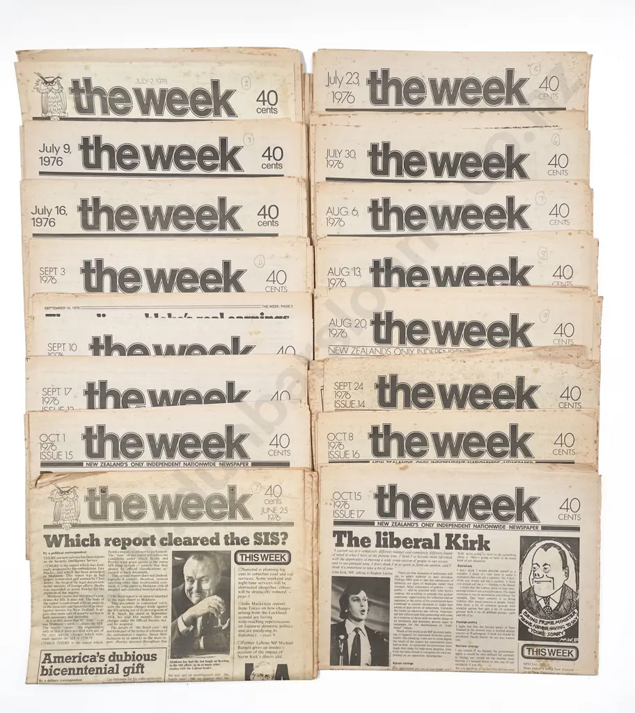 Near Complete Set of Publications From "The Week" Newspaper Image 1++