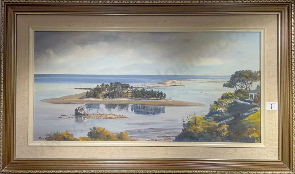Ian A. Findlay - Harbour Entrance - Oil on Board Image 1++