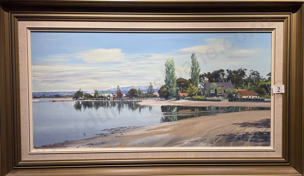 Ian A. Findlay - Road To The Point - Oil on Board Image 1++