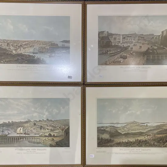 Five Framed N.Z. Historical Prints