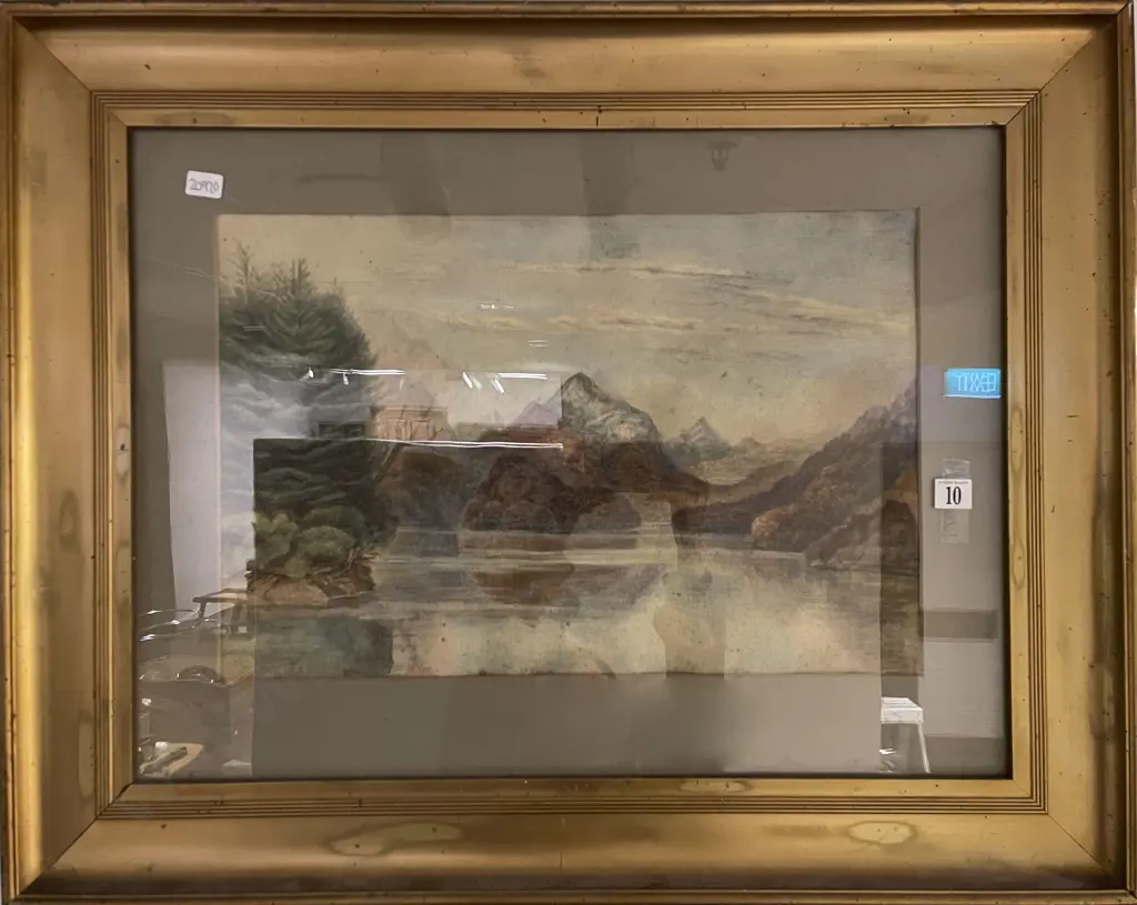 W. Smail - Lake Te Anau - W/C on Paper Image 1++