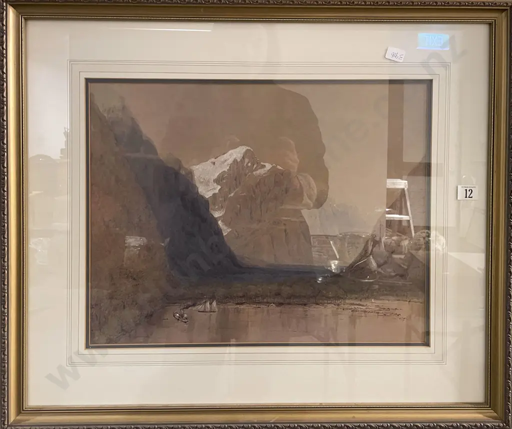 Gilt Framed Landscape Print Image 1++