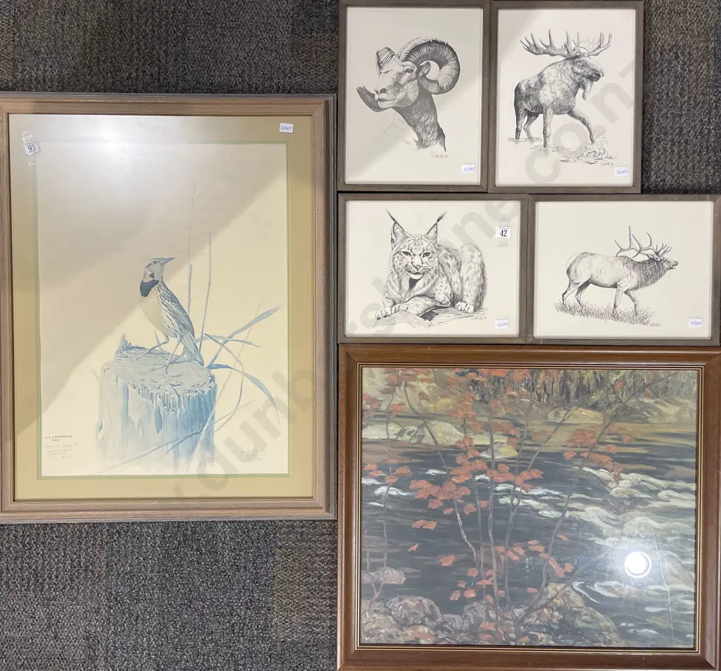 Seven Assorted Framed Prints etc Image 1++