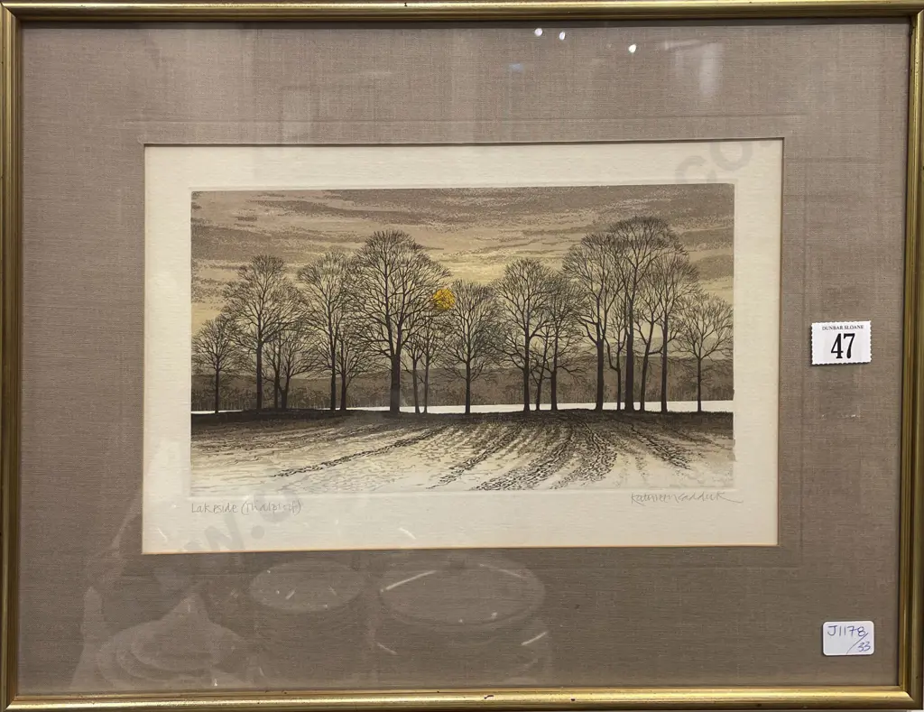 Kathleen Caddick - Lakeside - Etching Image 1++