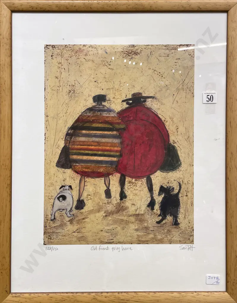 Sam Toft - Old Friends Going Home - Ltd ed 120/250 Image 1++
