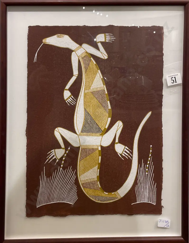 Barry Narorrga (b 1963) - Goanna Image 1++