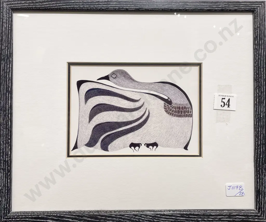 Pitaloosie Saila Red-Necked Loon Reproduction Print Image 1++