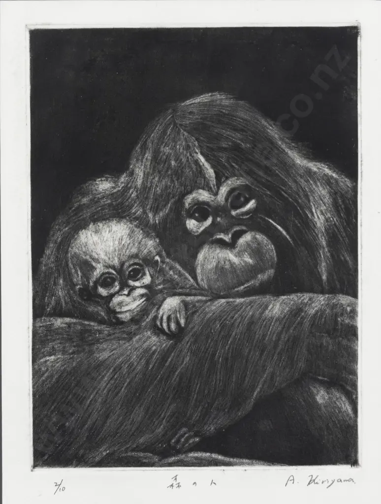 A Kiriyama - Two Etchings Image 1++