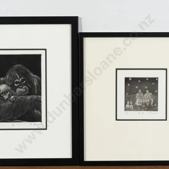 A Kiriyama - Two Etchings