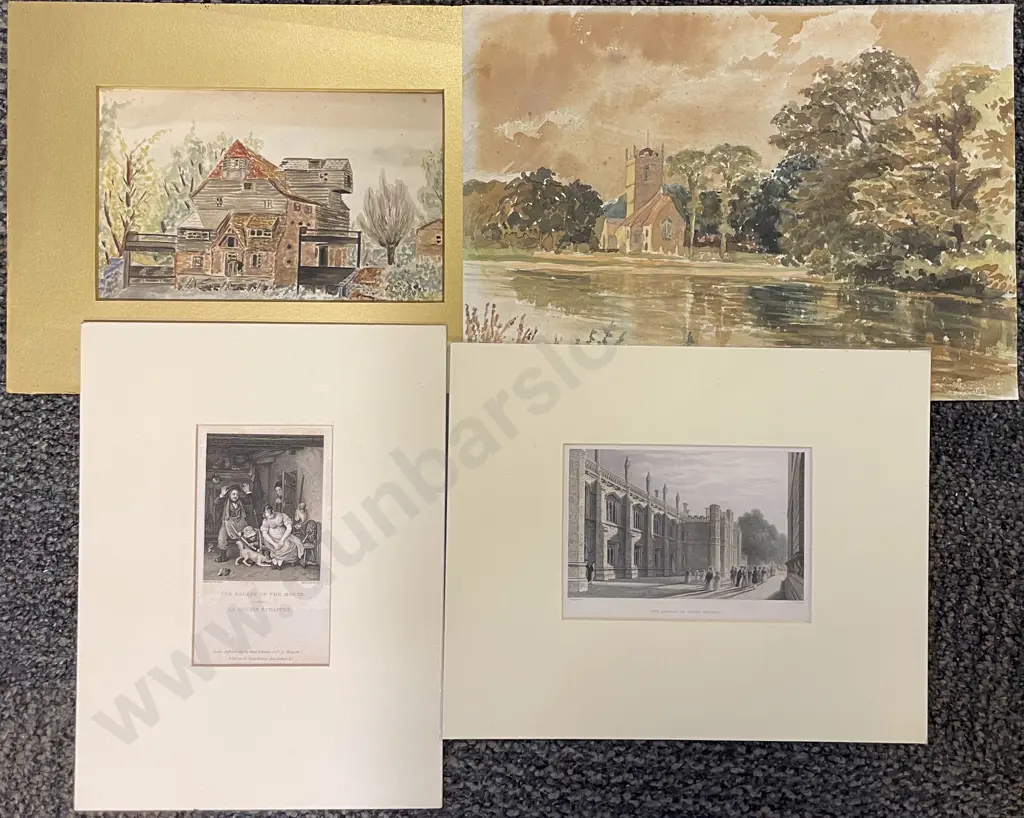 Two Victorian Bookplates (unframed) Image 1++