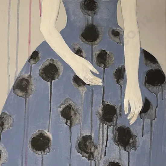 Susan Adams - Redhead With Bees - Acrylic on Canvas (2)