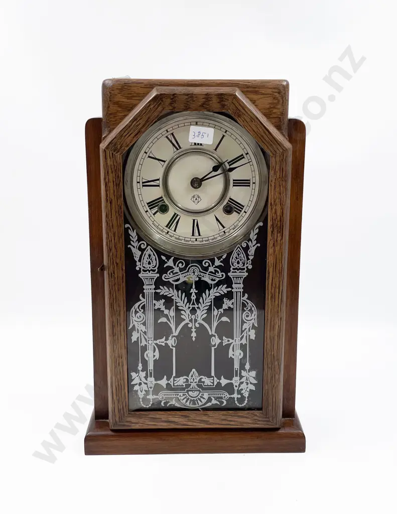 American Gingerbread Mantel Clock Image 1++