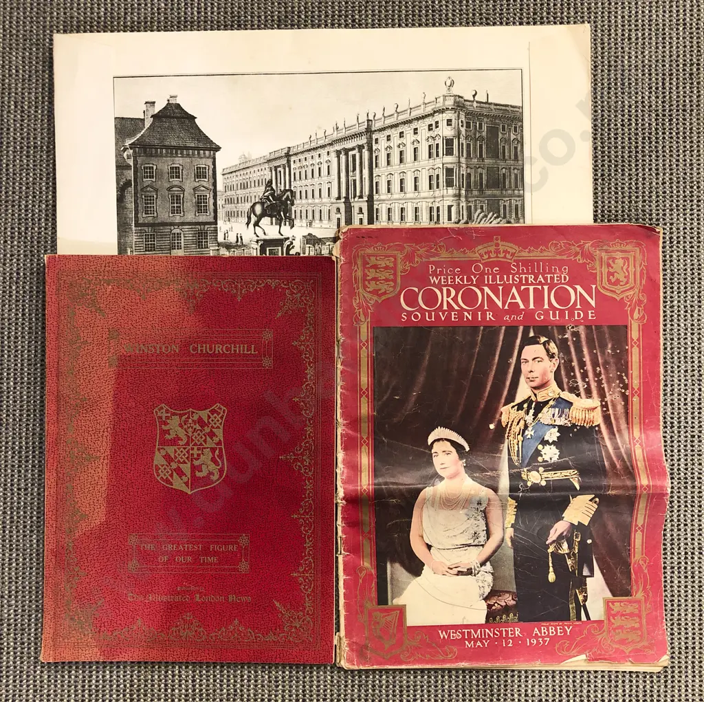 Illustrated London News "Winston Churchill" with Coronation Souvenir and Guide Image 1++