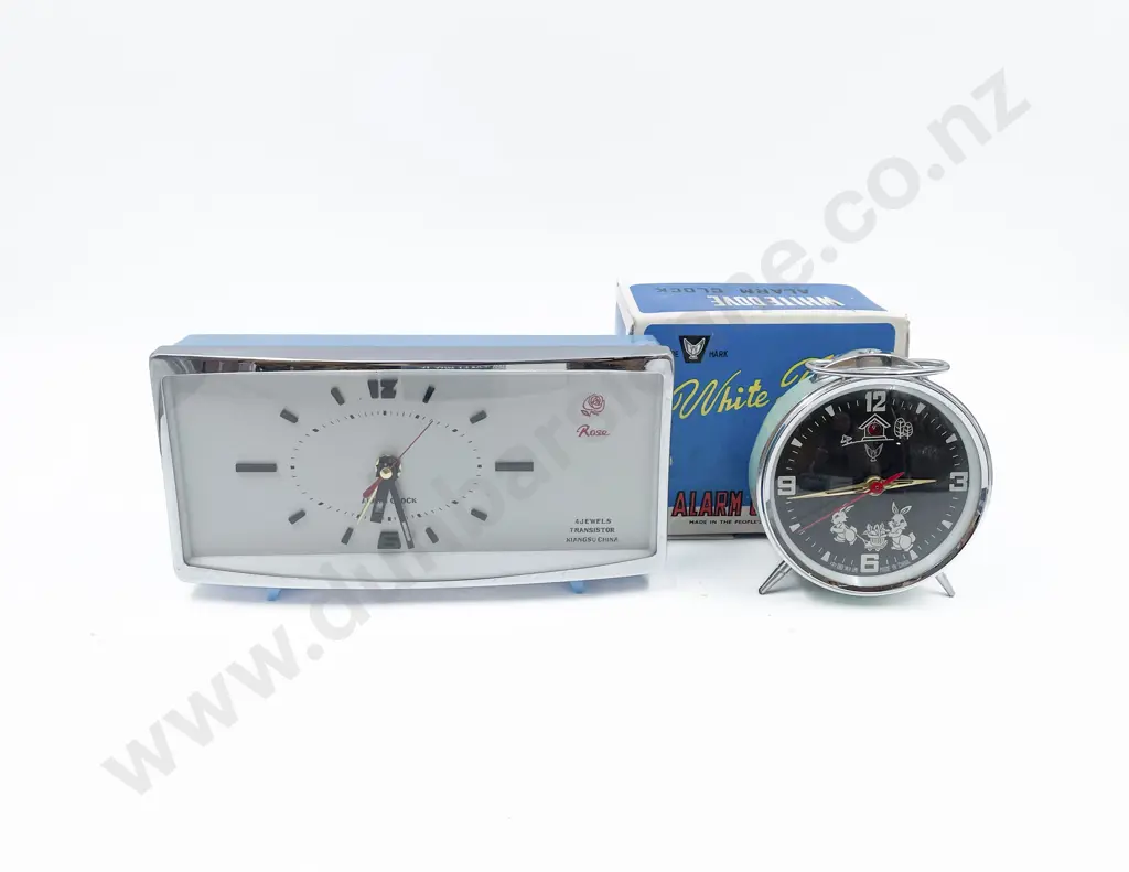 Two As New Retro Alarm Clocks Image 1++