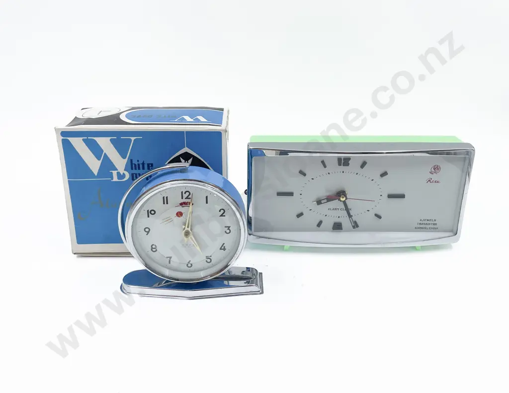 Two As New Retro Alarm Clocks Image 1++
