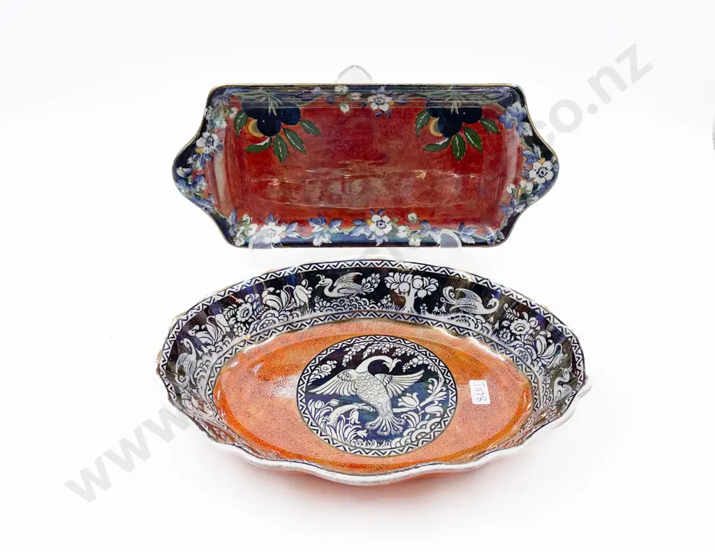 New Hall Lucien Boullemier Lustre Dish and Royal Winton Grimwades Dish Image 1++