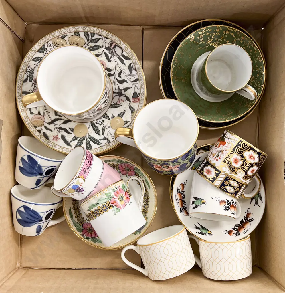 Collection of Fancy Demi-tasse Cups and Saucers Image 1++