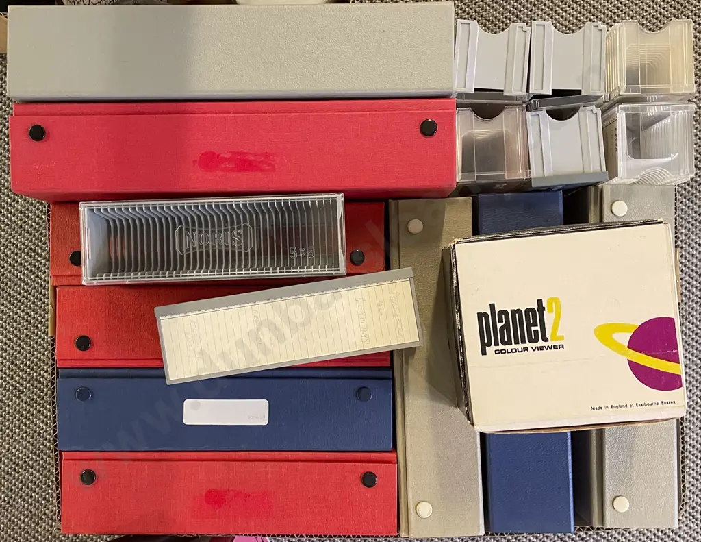 Qty of Photo Slide Containers and Viewer Image 1++