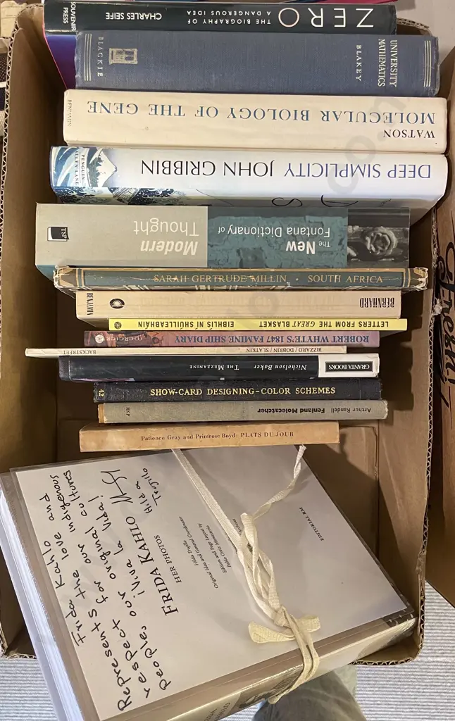 Various Topic Books Including Frida Kahlo her Photos Signed by Coordinator Image 1++
