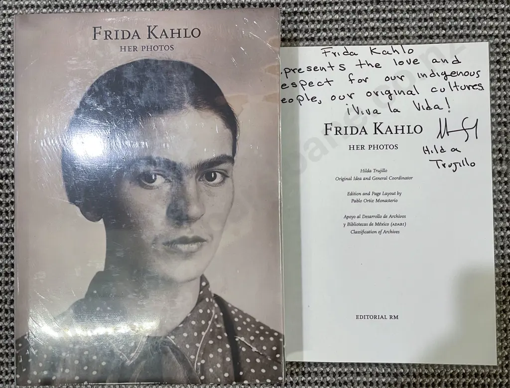 Various Topic Books Including Frida Kahlo her Photos Signed by Coordinator Image 1++