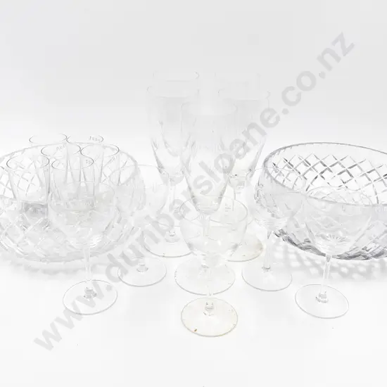 Quantity of Assorted Crystal Glass Ware