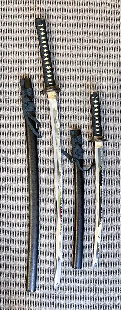 Reproduction Samurai Sword and Short Sword Image 1++