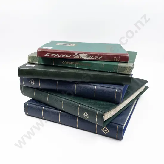 Three Stamp Binders and Albums Containing Flora etc