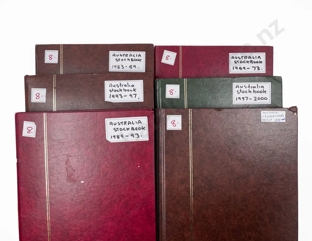 Stamp Binder and Four Albums Image 1++