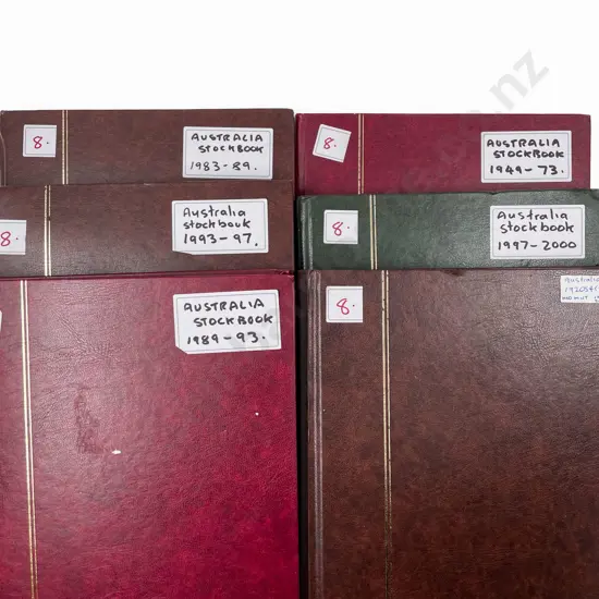 Stamp Binder and Four Albums
