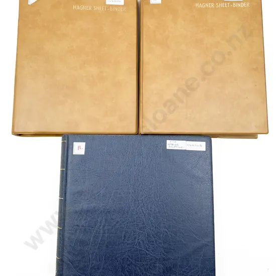 Three Stamp Albums of Assorted Stamps