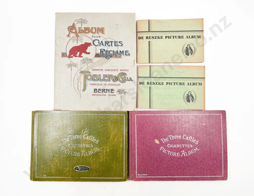 Four Assorted Cig Card Albums Image 1++