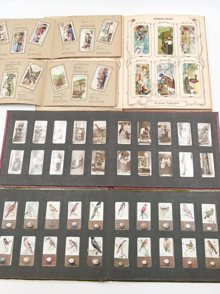 Four Assorted Cig Card Albums Image 1++