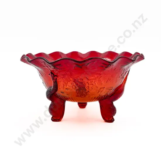 Sowerby Glass Diving Dolphins Bowl