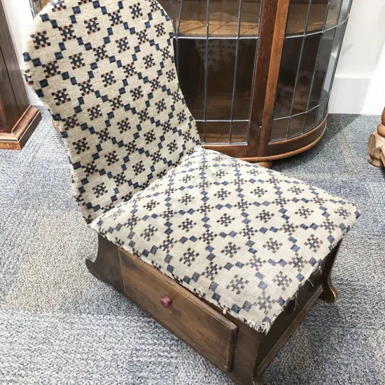 Vintage Work/ Prayer Chair