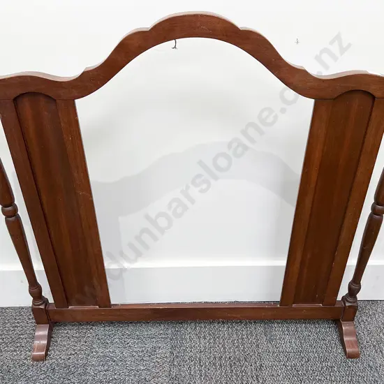Mahogany Fire Screen Frame
