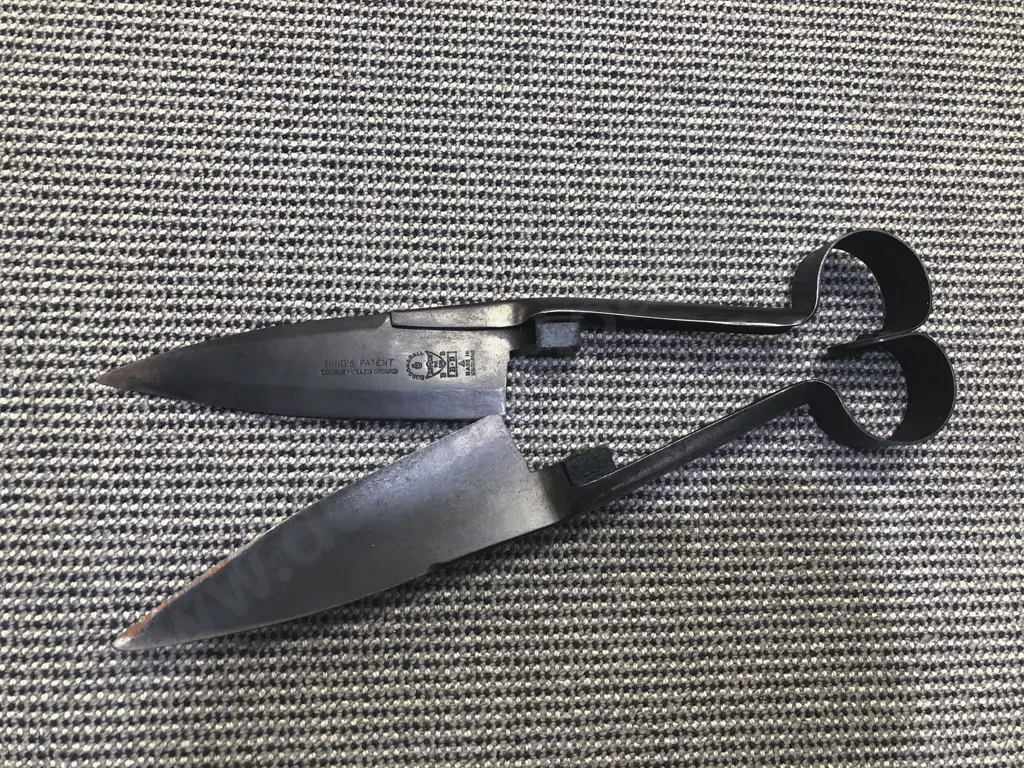 Large Vintage Pair of English Made Scissors Image 1++