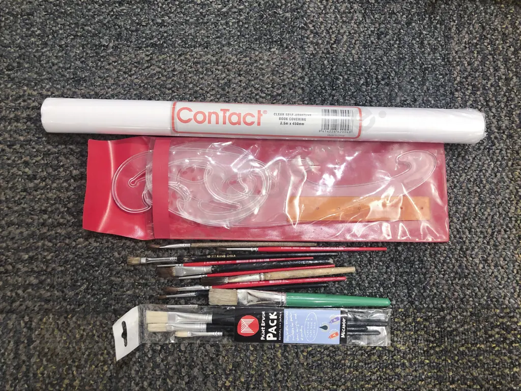 Qty of Assorted Stencils and Calligraphy Implements Image 1++