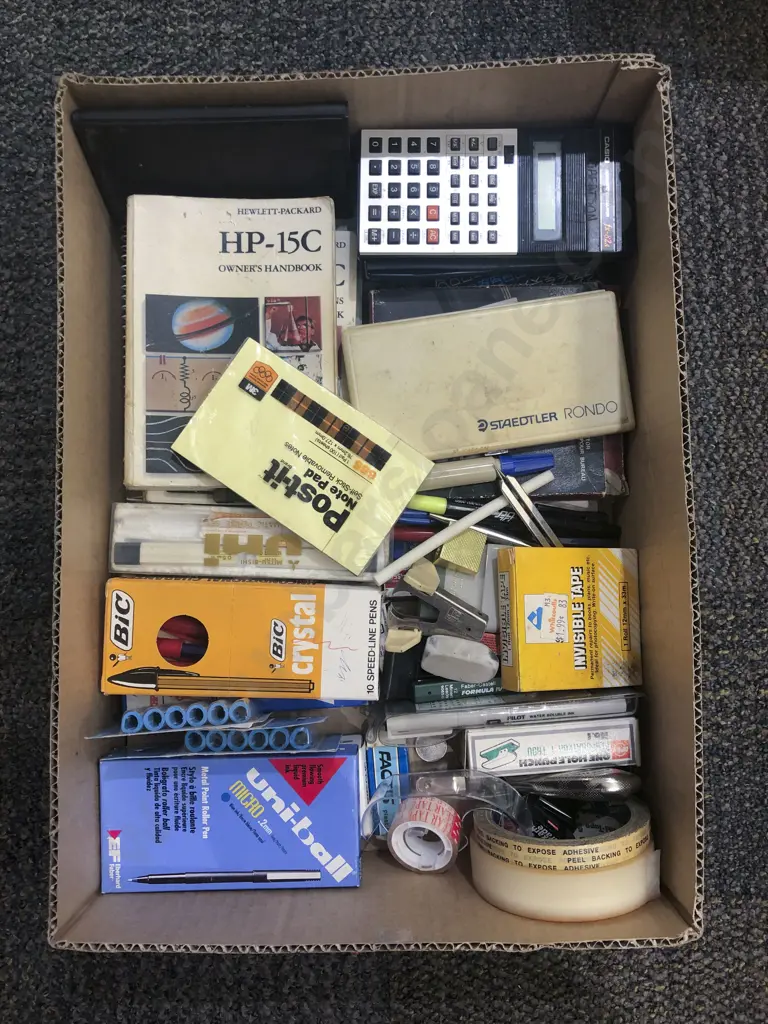 Qty of Assorted Desk Items and Calculators etc Image 1++