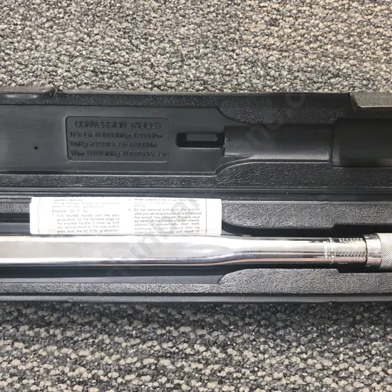 Cased Motogard Adjustable Torque Wrench