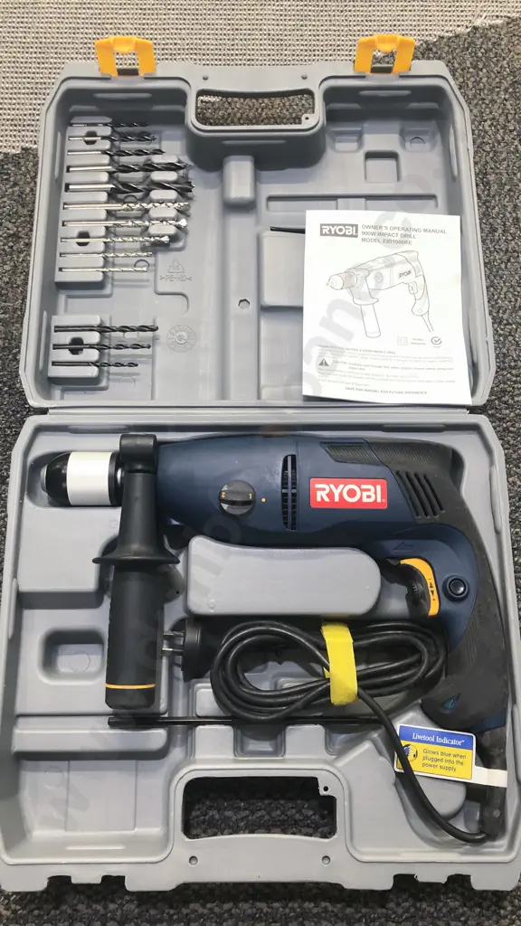 Boxed Ryobi 900W Impact Drill Image 1++