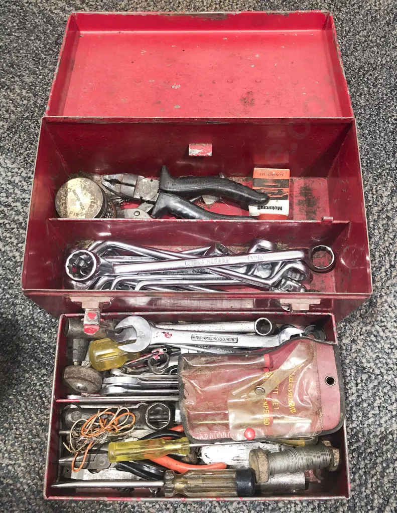 Tool Box of Assorted Tools Image 1++
