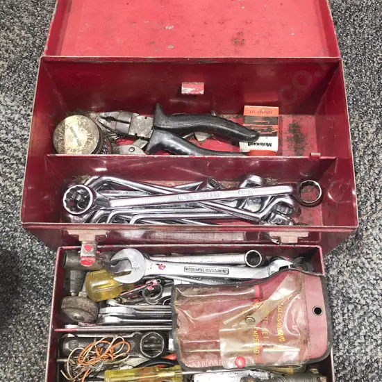 Tool Box of Assorted Tools