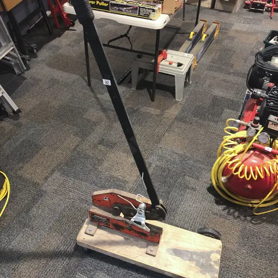 Bramley Hand Lever Shear Mounted on Trolley