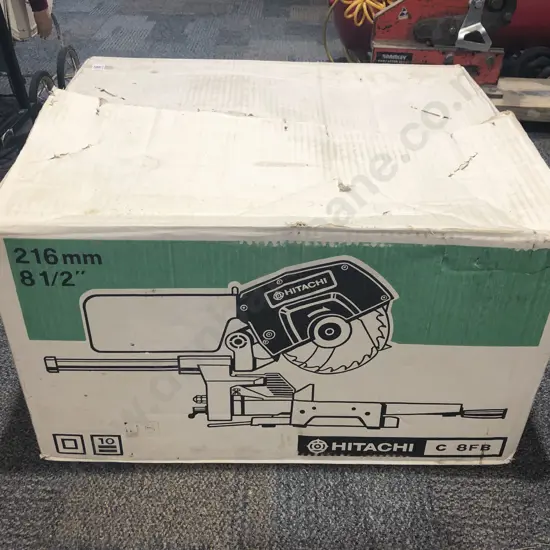 Boxed Hitachi Slide Compound Saw