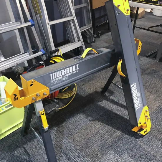 Two Tough-Built Sawhorse/Jobsite Tables