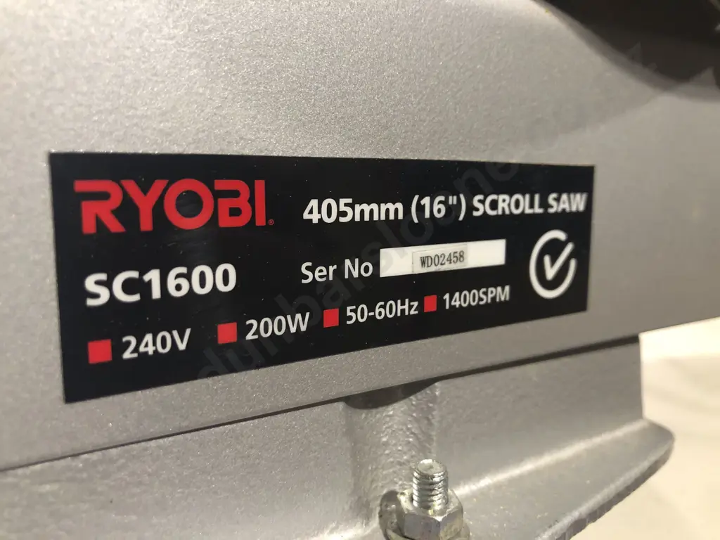 Ryobi 405mm Scroll Saw Image 1++