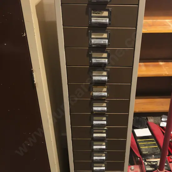 Slim Industrial Filing Cabinet