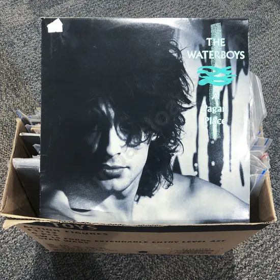 Box of Assorted Vinyl Records