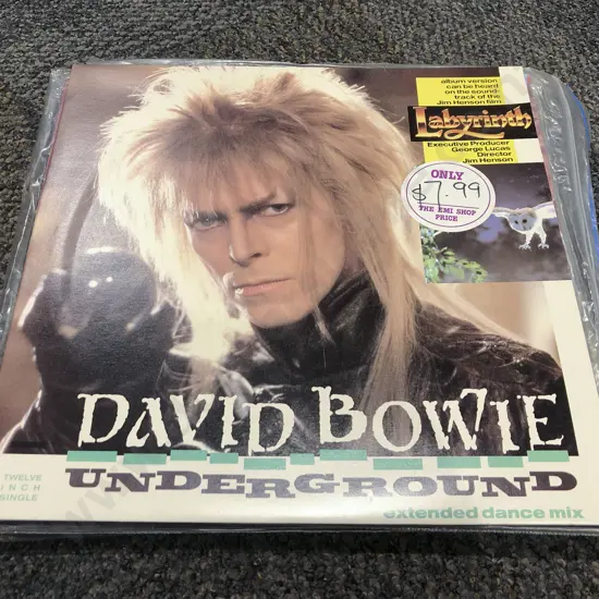 Eight Assorted David Bowie Vinyl Records