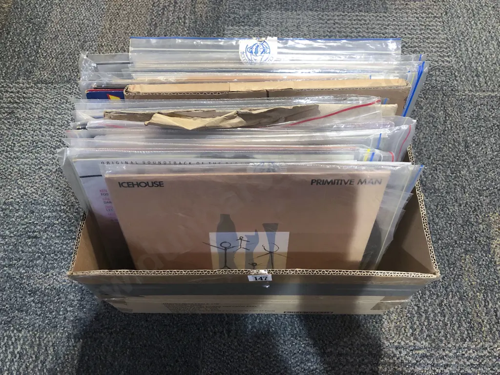 Quantity of Assorted Vinyl Records Including Dire Straits etc Image 1++